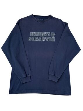 Vintage JanSport University of Scranton Spell Out Long Sleeve Tee USA Large